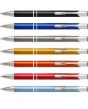 Penna a sfera in alluminio, refill blu