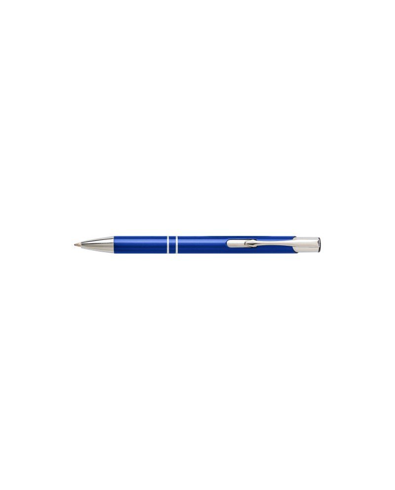 Penna a sfera in alluminio, refill blu