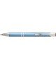 Penna a sfera in alluminio, refill blu
