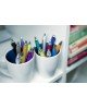 Penna a sfera in plastica, refill blu