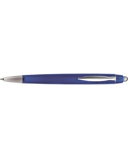 Penna a sfera traslucente, refill blu