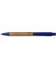 Penna a sfera in bamboo, refill blu