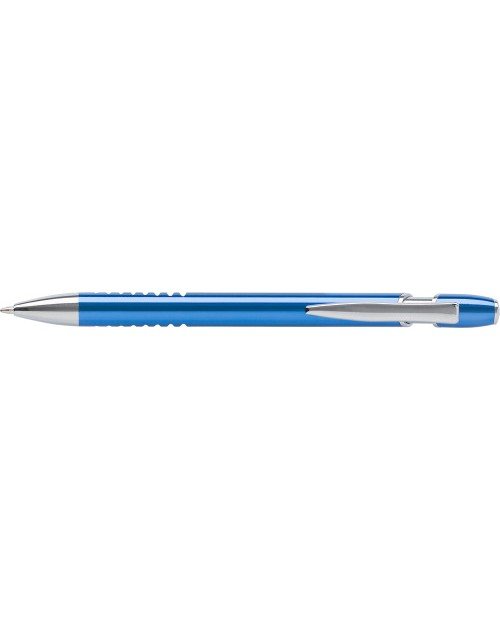 Penna a sfera in alluminio, refill blu