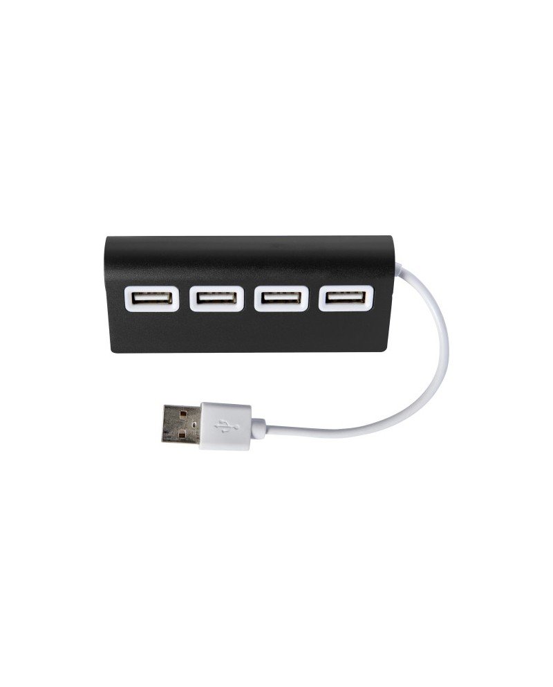 Hub USB in alluminio con quattro porte