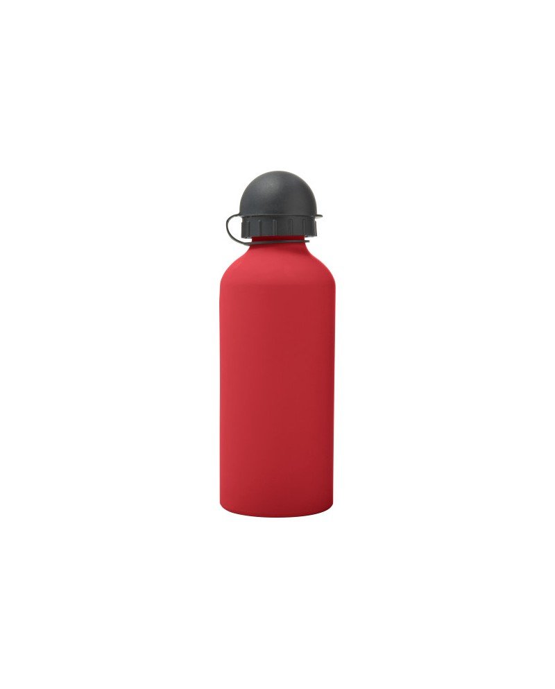 Borraccia In Alluminio Smiley Da 600 Ml - Design Divertente, Colore Fucsia, Lavabile In Lavastoviglie - copertina